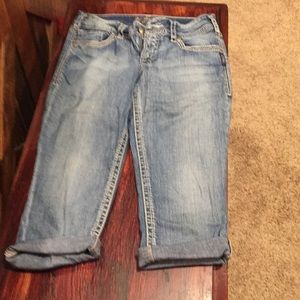 Silver Capri jeans size 29